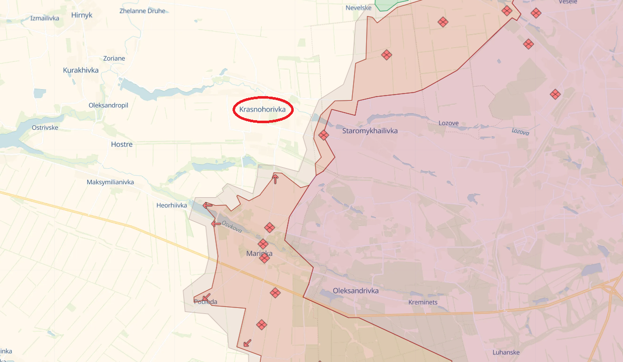 Ukrainian elite brigade liberates Krasnohorivka near Donetsk